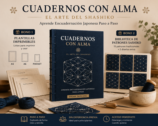 El Arte del Shashiko | Aprende Encuadernación Japonesa Paso a Paso